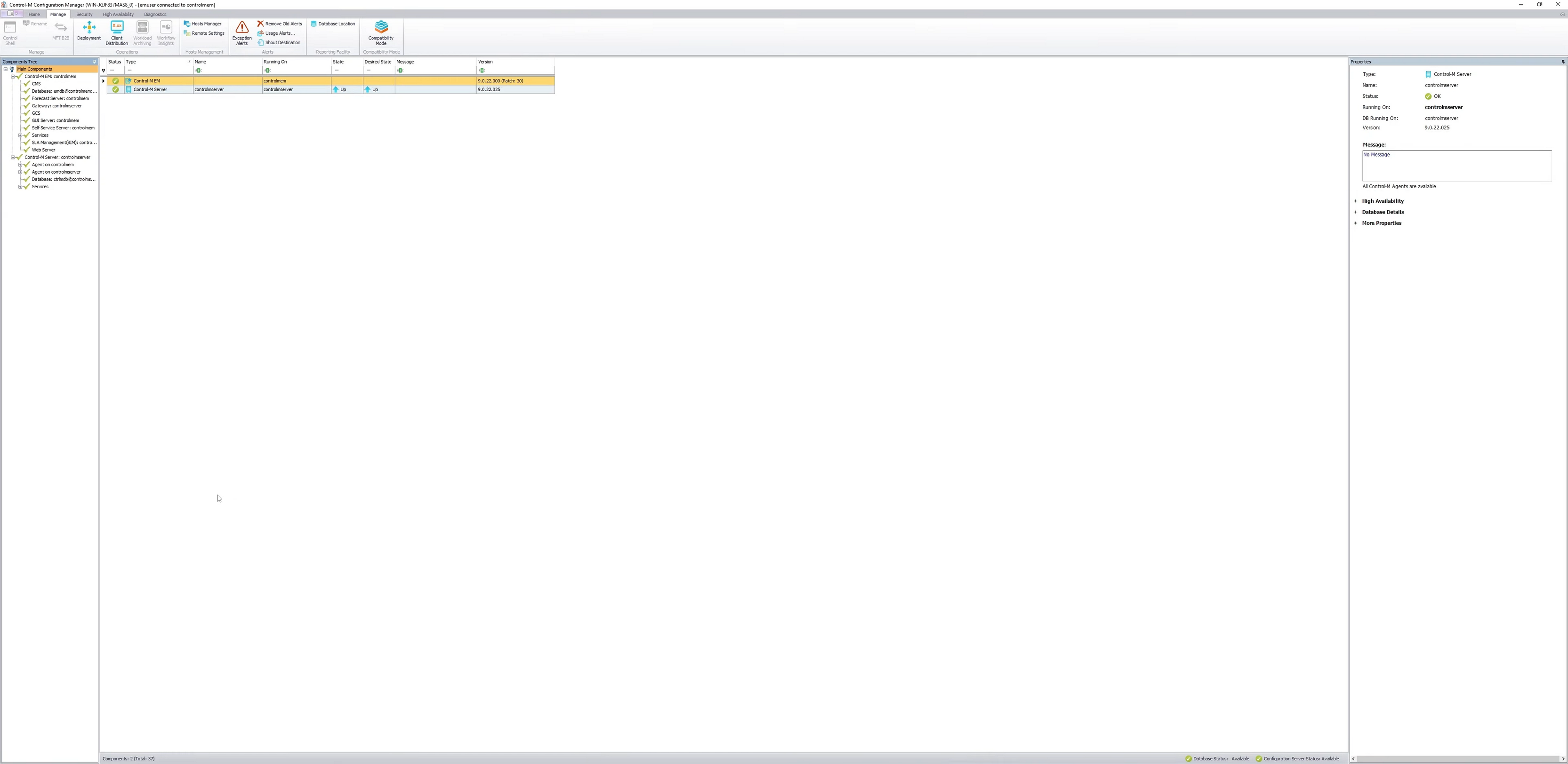Control-M/EM 9.0.22.000